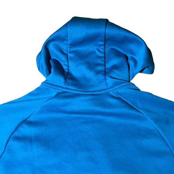 Vintage Nike Hoodie Blue Pullover Swoosh Athletic Sportswear Sweater Mens Size M - Picture 6 of 7